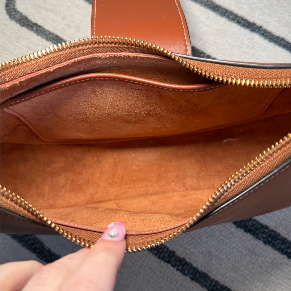 Celine Ava Triomphe Shoulder Bag in Tan - Picture 12 of 13